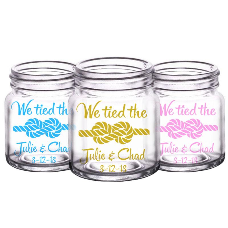 BarConic 2 oz Mini Mason Jar Shot Glass Single