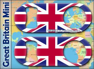 Great Britain Flag Mini Bottle Opener