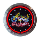 Live to Ride Neon Clock - 15" Diameter