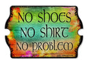 No Problem Kolorcoat™ Wood Bar Sign - Tavern Shaped