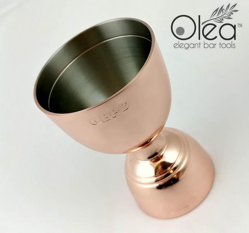 Olea™ Copper Plated Bell Jigger - 1oz X 2oz – Bar Supplies