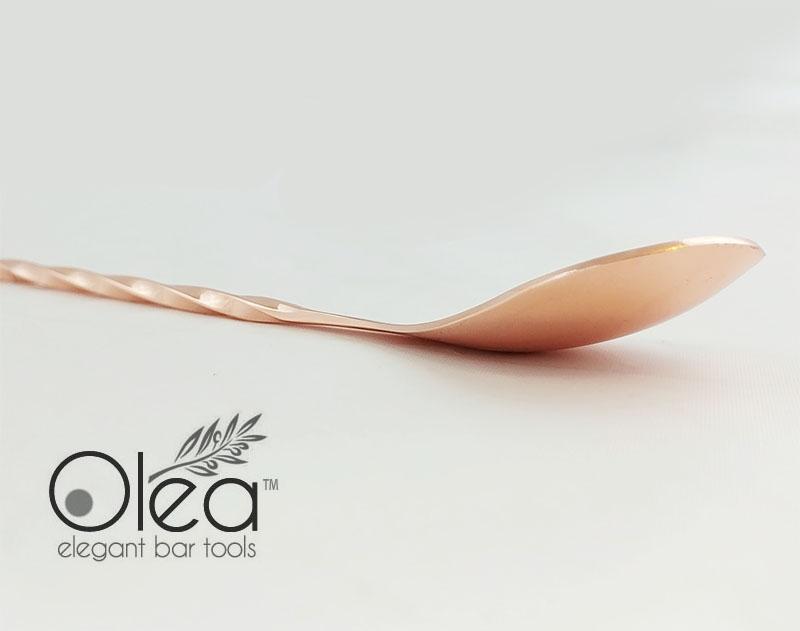 Olea™ Bar Spoon - Copper Plated with Trident Fork Tip (50cm)