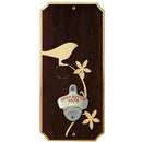 Simple Bird - Wall Mounted Wood Plaque Bottle Opener 