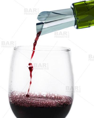 Reusable flexible wine aerator