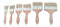 Pastry Brushes - Wooden Handle with Metal Bands