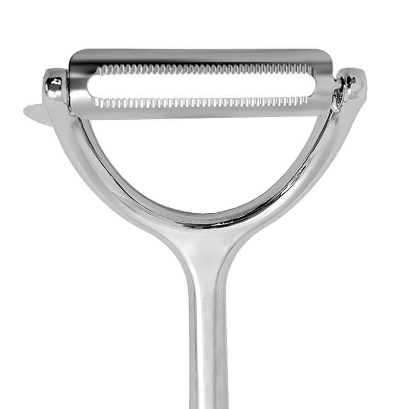 BarConic Stainless Steel & Black Y Peeler