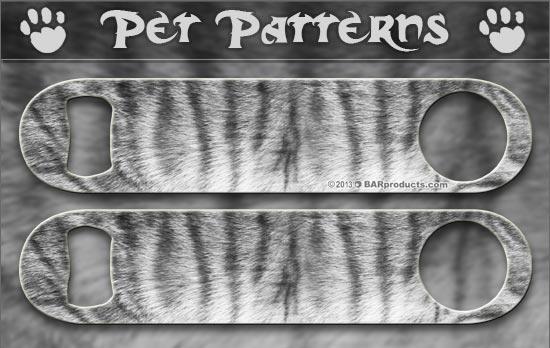 Kolorocat Speed Opener Pet Pattern: Silver Tabby