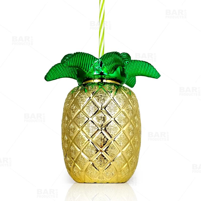 Plastic Pineapple Drink Dispenser Party Pack