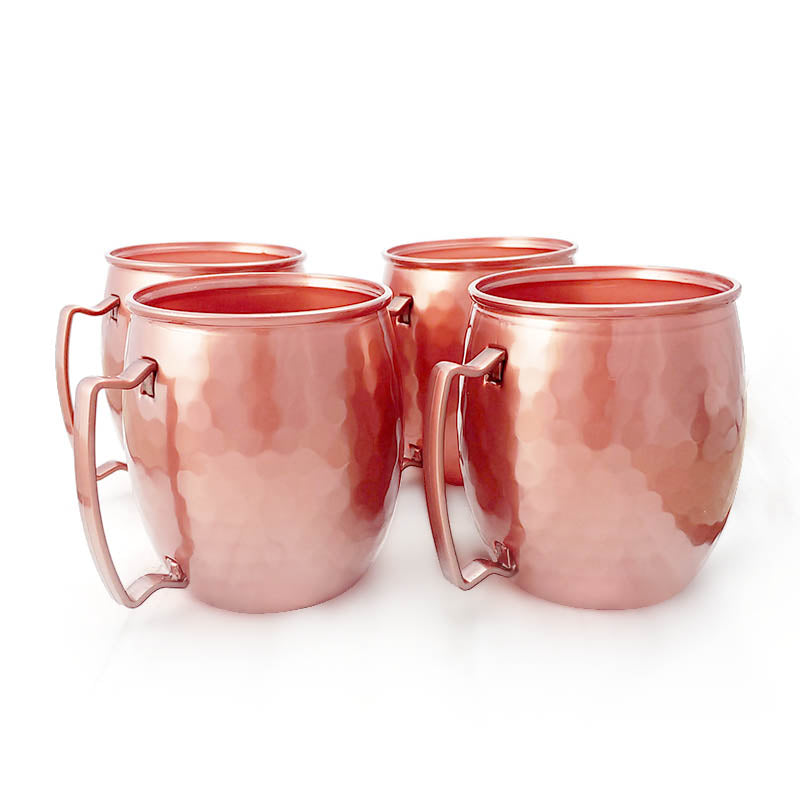 Plastic Set of 4 - 16 oz. Moscow Mule Mugs – Bar Supplies
