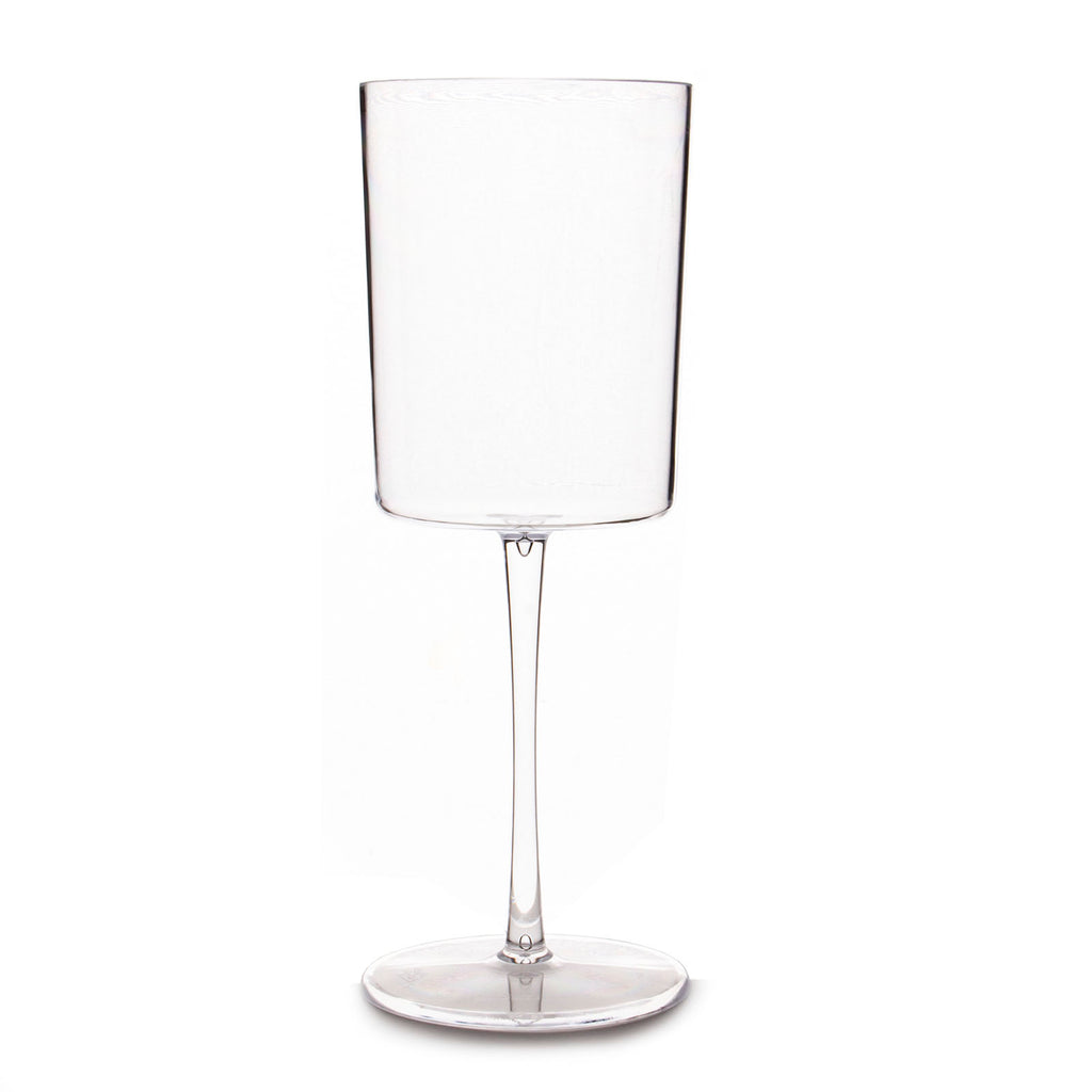 Fineline Settings 8oz. Clear Plastic Square Tall Martini Glasses 6pk, Size: One size, White