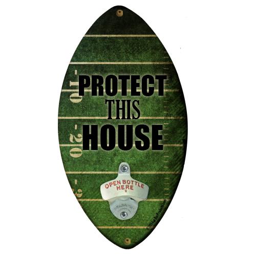 Wall Mount Opener Football-Shape Kolorcoat - Protect this house