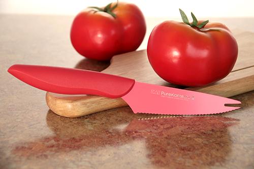 Kershaw Pure Komachi 2 Series (Red) - Tomato & Cheese Knife