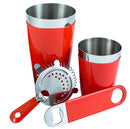 Vinylworks Bar Set - Red - 4 Pieces