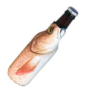 Zipper Bottle Cooler - Fish