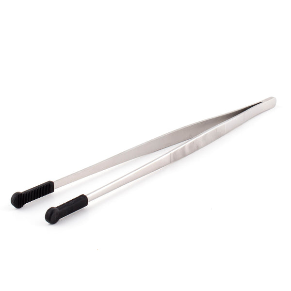 Silicone Tipped Garnish Tongs - 12"