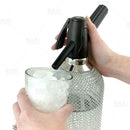 BarConic® Glass Soda Siphon w/SS Mesh Cover - 1 Liter