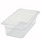 1/3 Size Clear Polycarbonate Food Pan - 4" Deep