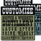 CUSTOMIZABLE Coaster - 3.5in Square Foam - Distillery Design