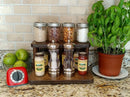 Counter Caddies™ - Stained Finish - 12" STRAIGHT Shelf - Culinary / Spice Rack