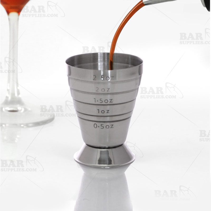 Stainless Steel Multi Level Jigger 1/2oz - 2 1/2oz – Bar Supplies