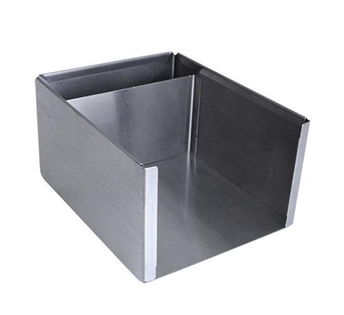 BarConic 3.5 Tall Square Stainless Steel Napkin Holder