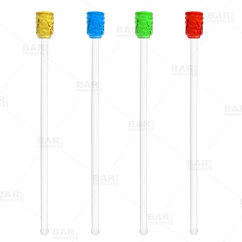 Glass Drink Stirrers Set