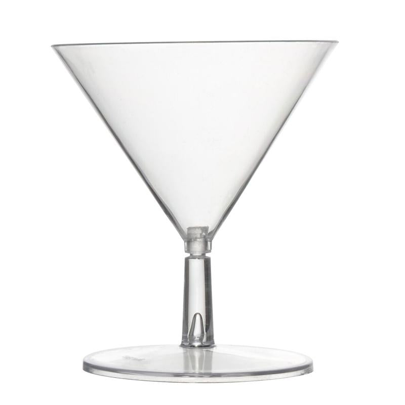 Mini Plastic Martini Glasses, Disposable Martini Glasses