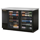 True® Solid Swing Door Back Bar Cooler w/ LED Lighting (TBB-2G-LD)