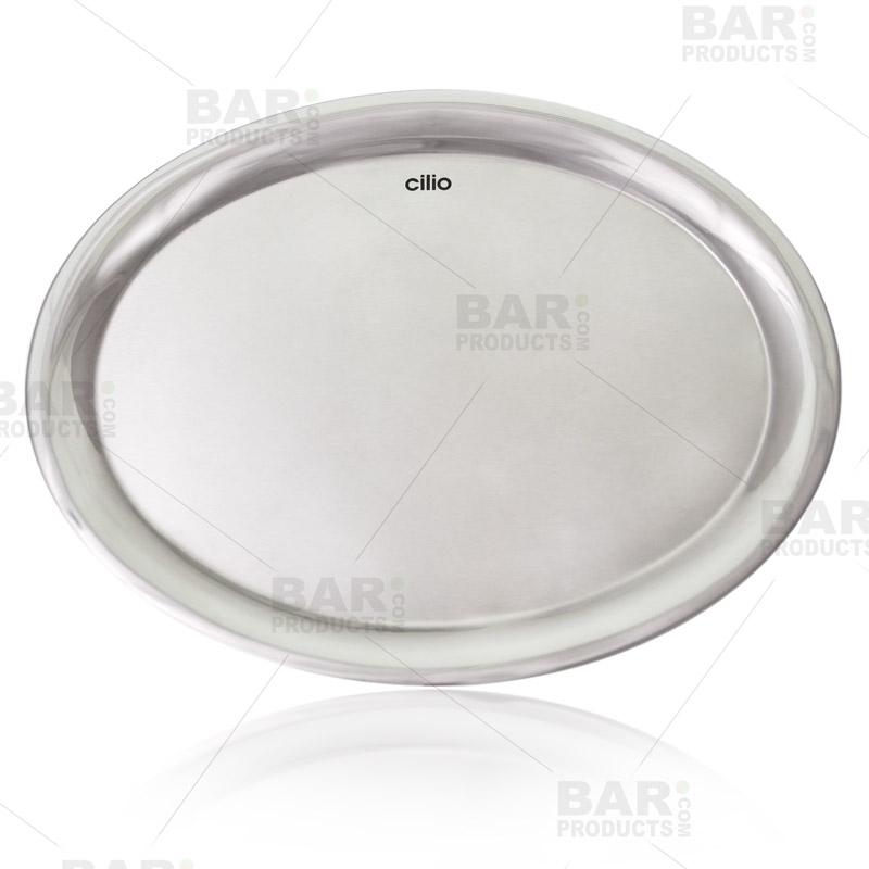 Stainless Steel Oval Serving Tray - 10.5"x8.25"