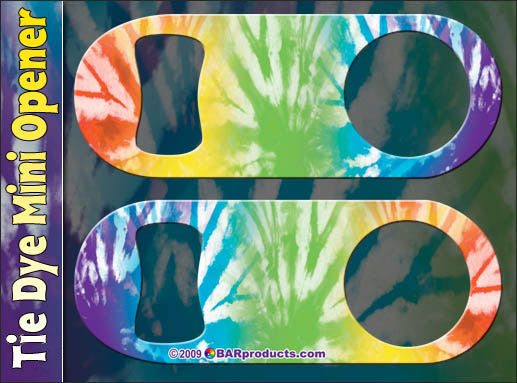 Tie Dye 1 Mini Bottle Opener – Bar Supplies