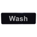 "Wash" Sign - 9" x 3"