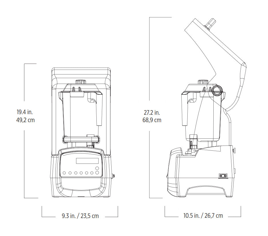 Vitamix® OnCounter Blending System Touch and Go 32oz Bar Supplies