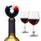 Silicone Bottle Stopper with 8 Color-Coded Wine Charms