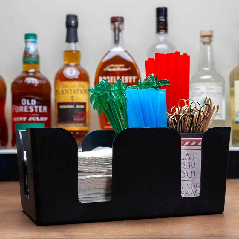 6 Compartment Plastic Napkin Caddy