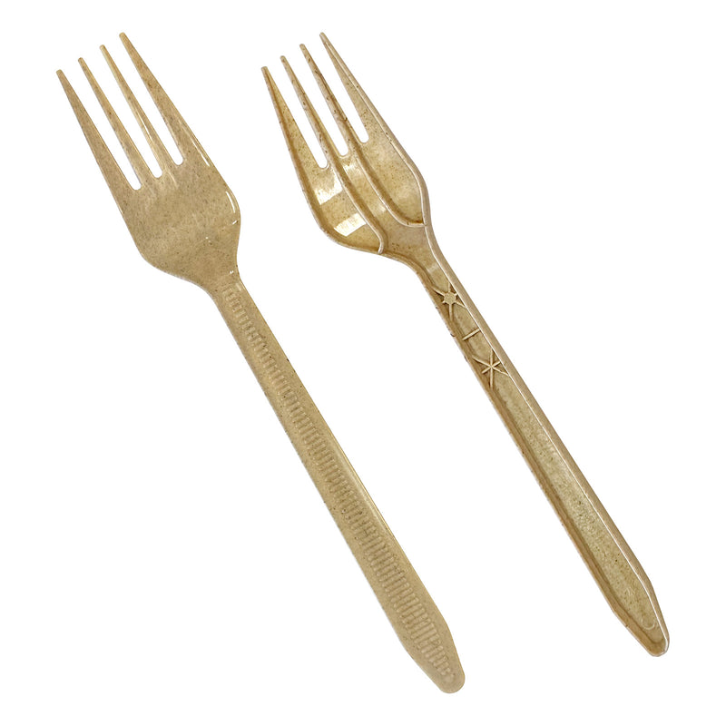 Natural Agave Utensils - 1,000 per case - Unwrapped