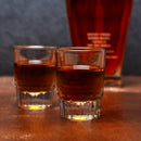 BarConic® 2oz Shot Glass with Gold 1oz Measure line