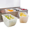 BarConic® Hammered Stainless Steel Condiment Holder - 5 Pint