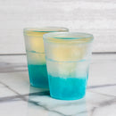 BarConic® 1.5 oz Plastic Shot Glass with Double Wall - Blue