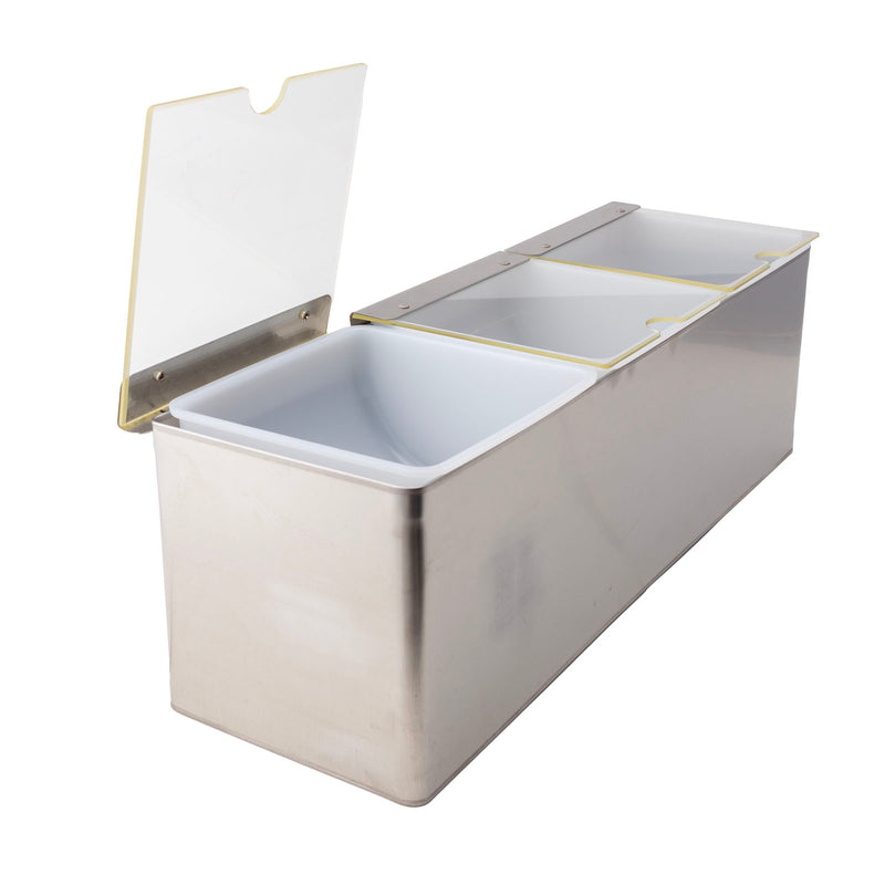 BarConic® 3qt Stainless Steel Condiment Holder