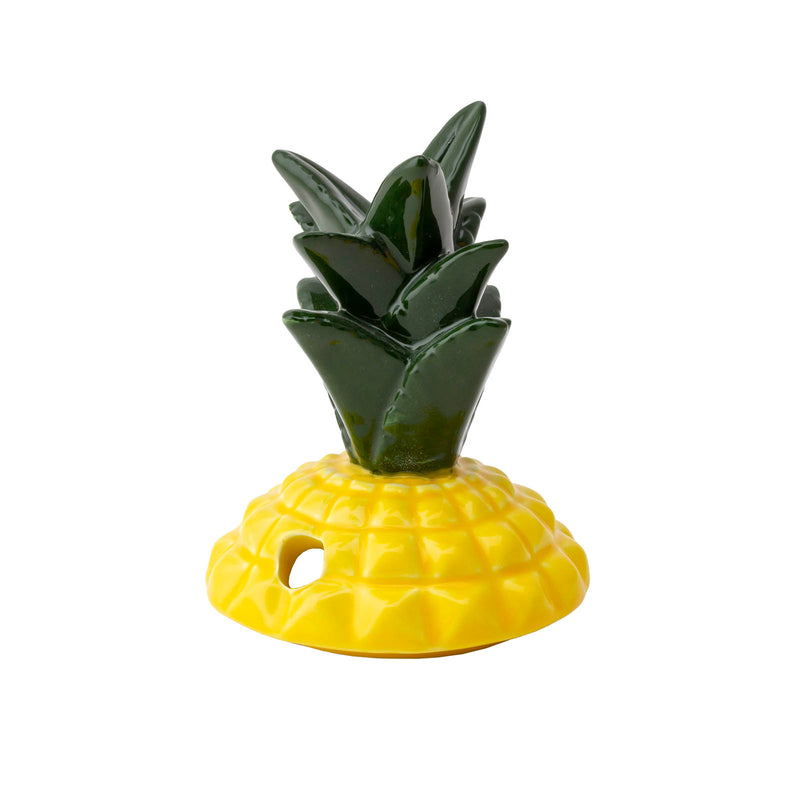 BarConic® Ceramic Pineapple Tiki Mug with Lid - 20oz
