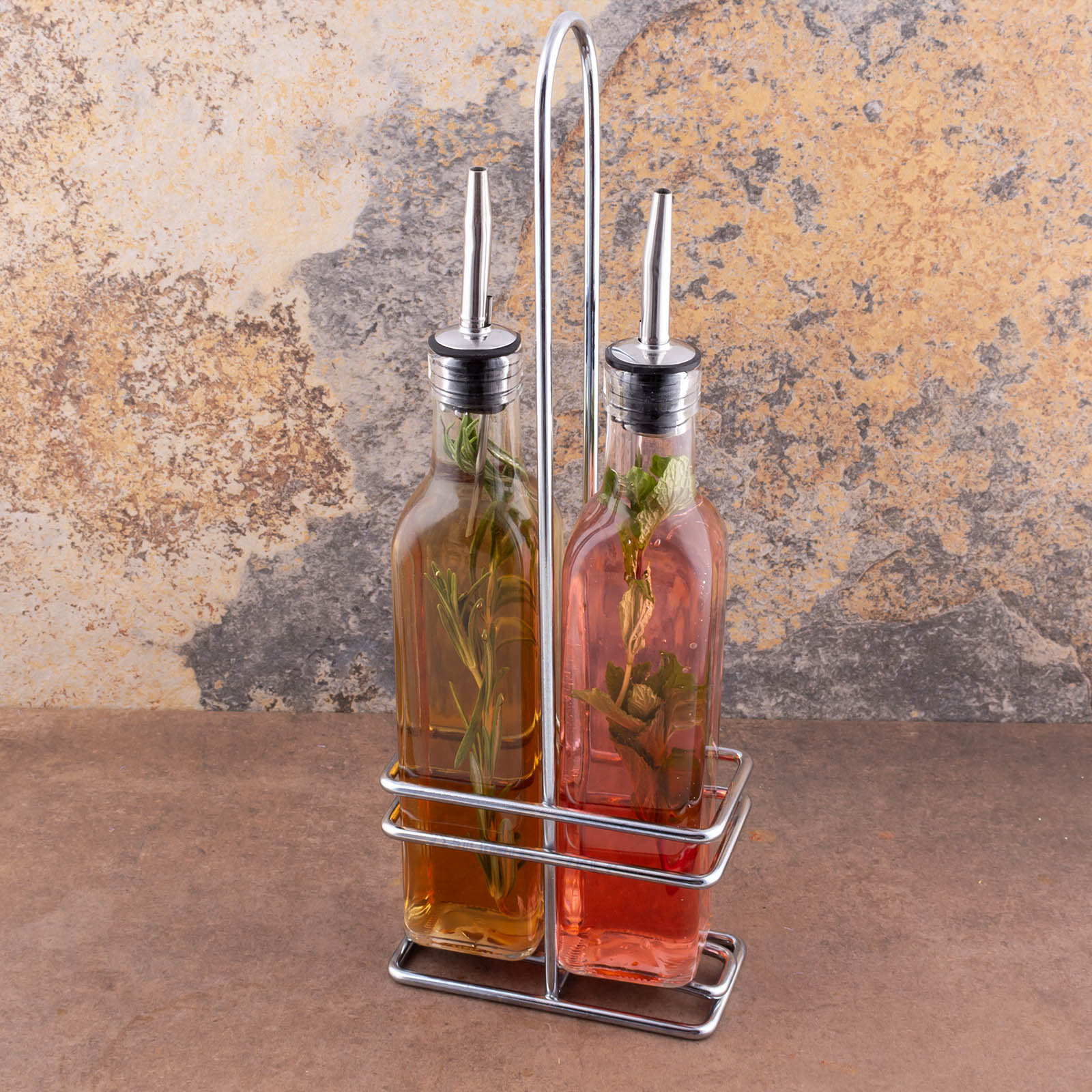 BarConic® Square Glass Bottle Wire Rack / Holder - 8oz Bottles – Bar ...