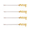 4 Piece "Merry" Cocktail Picks - Option of Silver or Gold Color