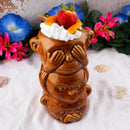 BarConic®  3 Monkey Totem - Tiki Drinkware