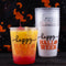 Stackable Reusable Tumblers - Happy Halloween Print - 16 ounce (Set of 10)
