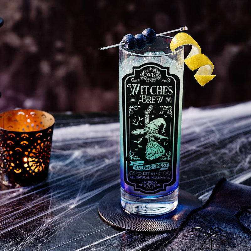 Apothecary Halloween Glasses - Witches Brew