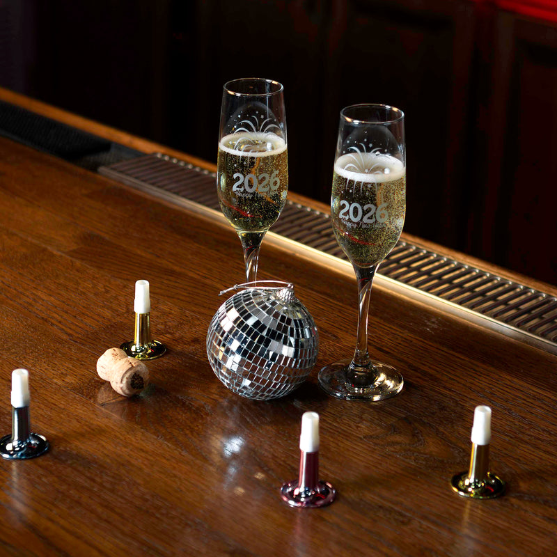 2022 new years drinking glasses New Years Champagne Glass - 2026