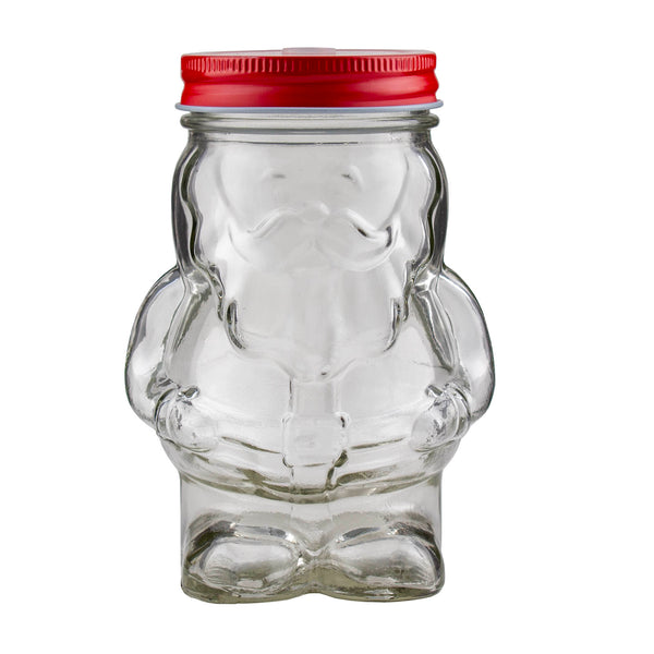 BarConic® Mason Jar w/ lid - Santa - 18 ounce