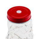 BarConic® Mason Jar w/ lid - Santa - 18 ounce