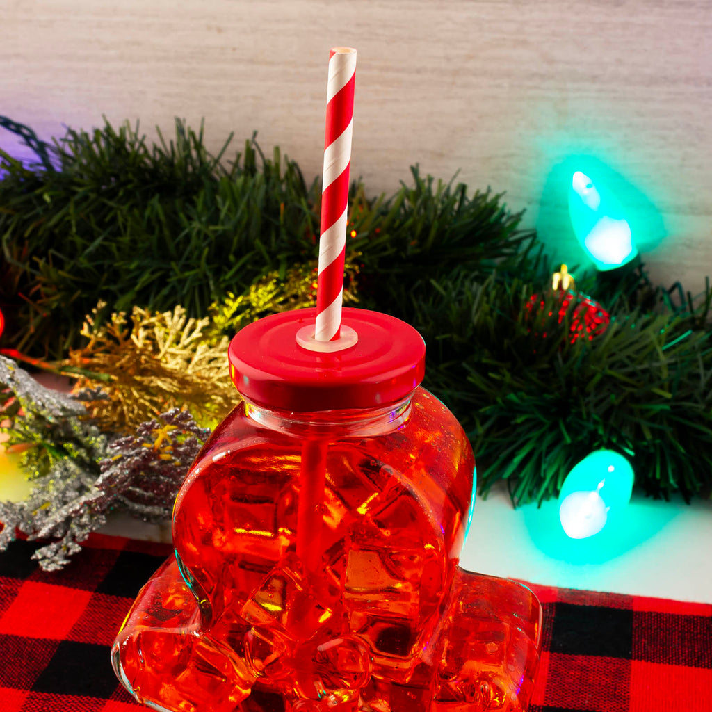 BarConic® Gingerbread Man Mason Jar with lid Bar Supplies