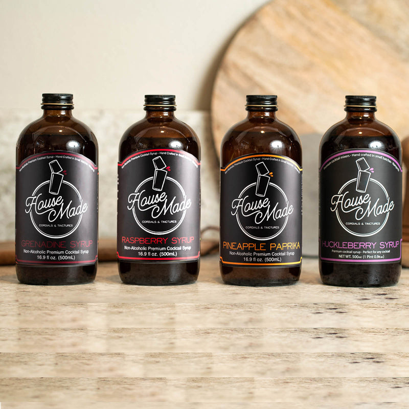 House Made Cocktail Syrups - Flavor Options - Case of 12
